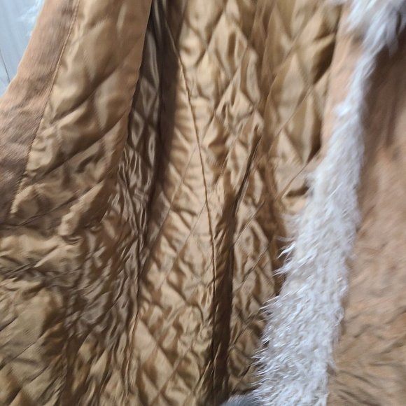 Giacca Camel Teddy Jacket with Faux Fur - Picture 5 of 11